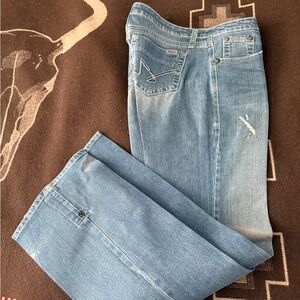 Cruel Girl Women's Boot Cut Jeans - Light Blue